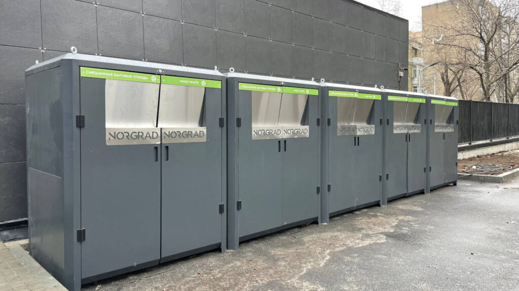 Модули для сбора ТКО в ЖК Соколова