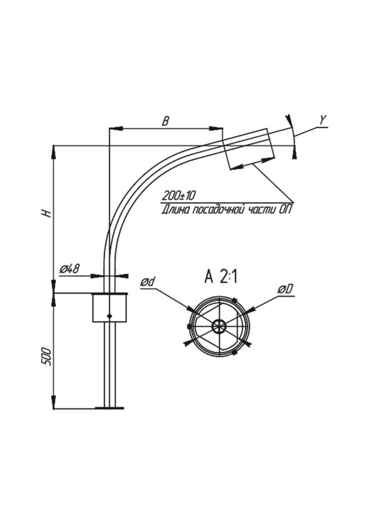 Кронштейн Classic однорожковый